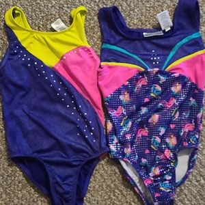 Danskin gymnastic girl leotard lot